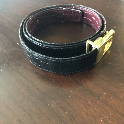 Black And Burgandy Reversible Boys Belt - Image 1 of 3