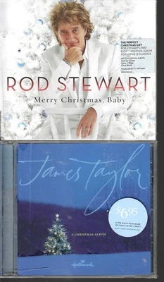 Rod Stewart, James Taylor, Binion, Meditation, Celtic Woman, Rosie Christmas CDs Foto 1 de 4