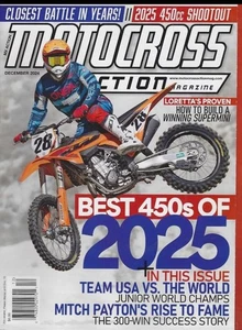 MOTOCROSS ACTION MAGAZINE | DEC 2024 | BEST 450'S PF 2025 - Imagen 1 de 1