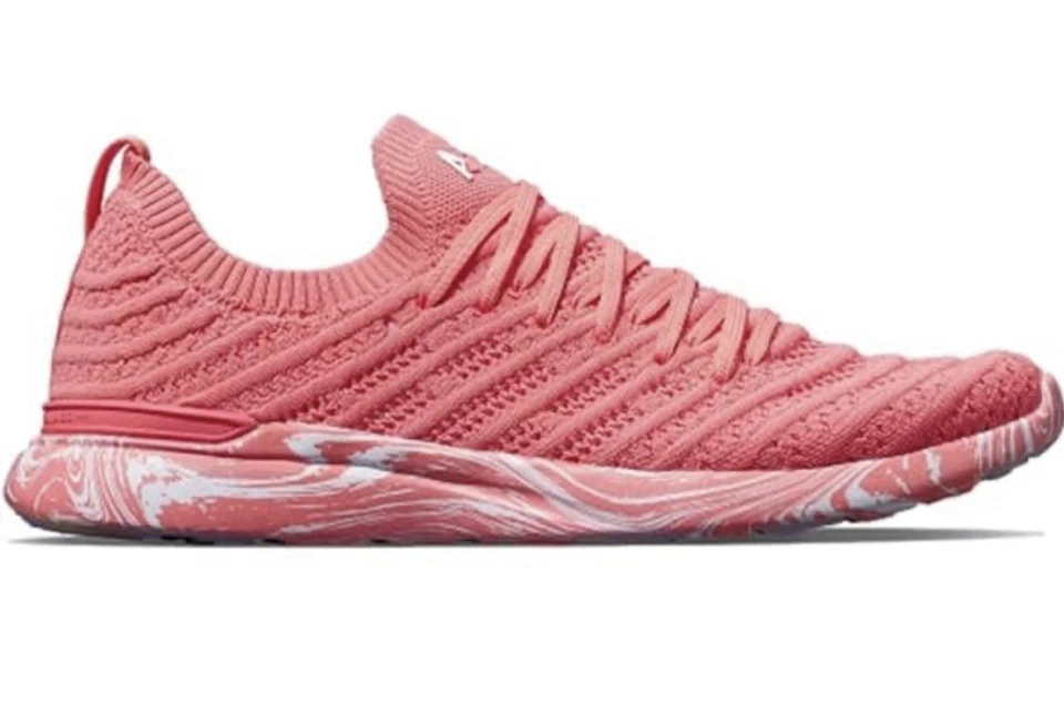 APL Athletic Propulsion Labs Techloom Wave Fire Coral Mármol Para Mujer 8 Nuevo en Caja Foto 1 de 4
