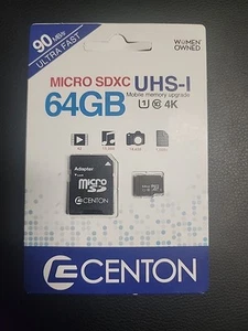 Centon 64gb Micro Sdxc Uhs-I Mobile Memory Upgrade - Picture 1 of 2