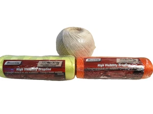 SecureLine High Visibility Dropline #18-260ft 113 lbs Yellow ,Orange twine 3 pcs - Picture 1 of 4