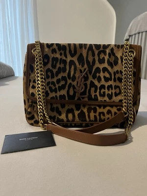 Yves Saint Laurent YSL Medium Schulter-/Crossbody Tasche Leopard - Bild 1 von 4