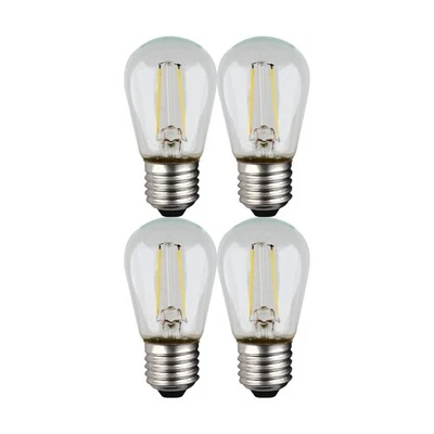 4Pk - Satco S14 2700K LED String Light Replacement Bulb - Image 1 of 4