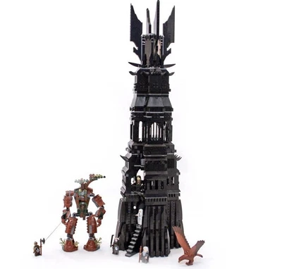 NEU Custom für Lego Turm von Orthanc + Minifiguren 100 % MOC Set 10237 SCHNELLER VERSAND - Bild 1 von 2