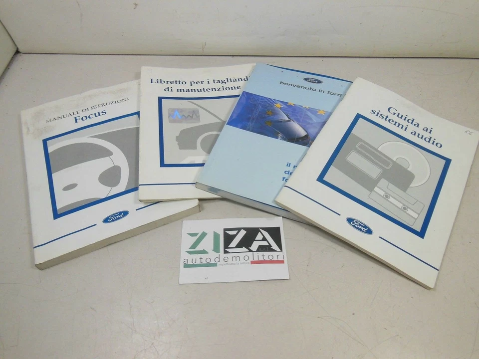 Folleto Manual de usuario y mantenimiento italiano Ford Focus I 2002 - Imagen 1 de 1