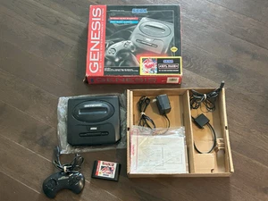 Sega Genesis Model 2 Complete System Console NFL 95 Edition Tested - Imagen 1 de 12