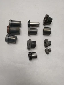 Auction Lot of 11 Carbide Drill Bushing Steel Ring Has some rust - Picture 1 of 5