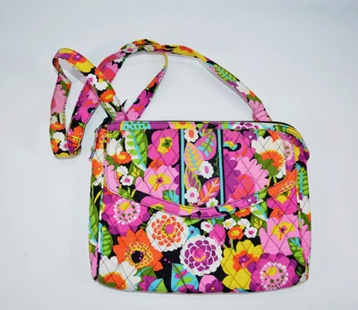 Vera Bradley Crossbody Purse Messenger Bag in Va Va Bloom Floral Multicolor - Image 1 of 4