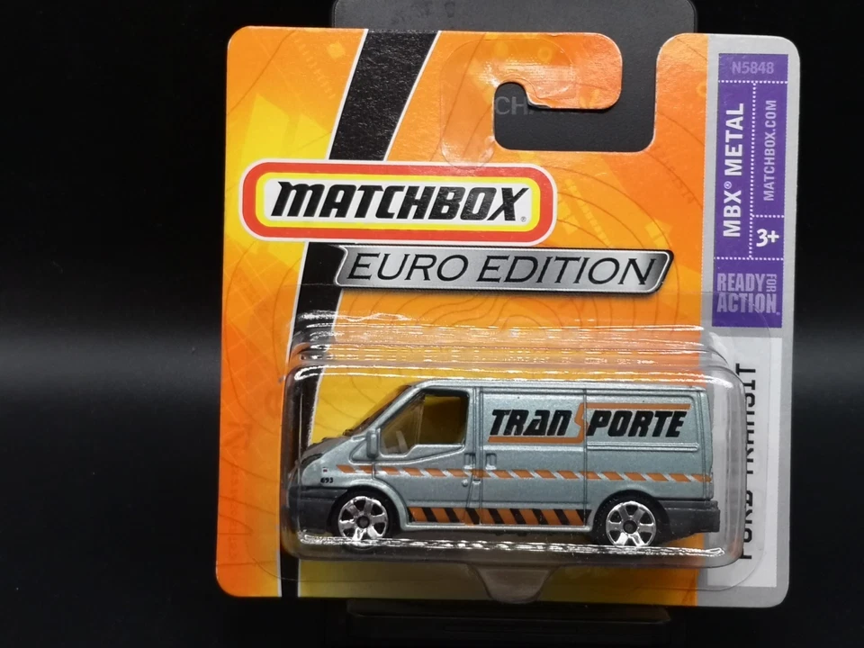 Matchbox. 2006 Ford Transit Van silver transporte Euro Edition. sealed rare - Image 1 of 1
