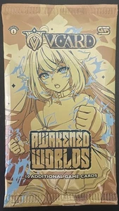 Gamersupps VCARD Awakened Worlds 1ª Edición Booster Sellado Oro Dios Pack - Imagen 1 de 2