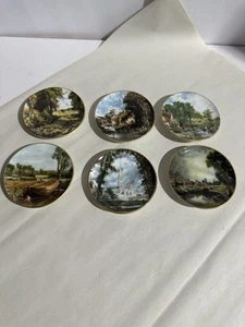"Juego de (6) platos de 3"" de Salisbury John Constable" - Imagen 1 de 6