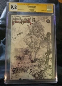 NINA and ARIEL #1 - 1st First Print Sketch 2017 Ed Benes Signed Cgc 9.8 - Picture 1 of 3