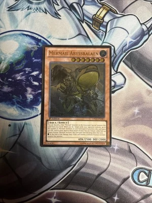 (YVh) Yugioh Mermail Abyssbalaen LTGY-EN083 Ultimate Rare 1st Ed VLP - Image 1 of 4