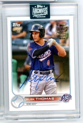 2024 Topps Archives Signature Series 13/19 #PD-135 Alek Thomas RC - Arizona MINT - Image 1 of 2
