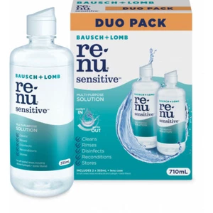 ReNu Sensitive Duo Pack - 710mL Multi-Purpose Contact Lens Solution - Picture 1 of 1