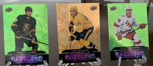 2020-21 Upper Deck Dazzlers Duchene Orange, Terevainen & Theodore Green - Picture 1 of 2