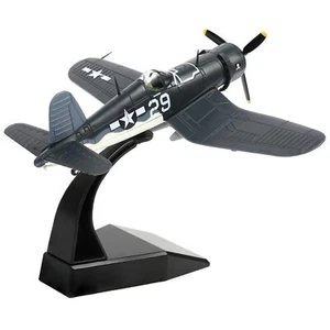 1/72 F-4U Corsair USA Fighter Model World War II Vintage Warplane Meta - Picture 1 of 6