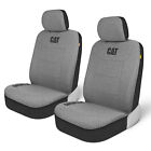 Cat® CozyBlendTM Breathable Gray Heather Jersey Car Seat Covers - 2pc Set