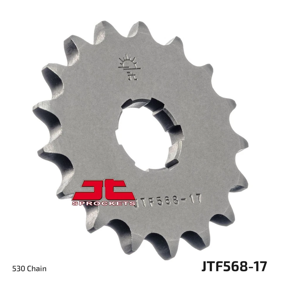 JT Steel Front Spocket - JTF568.17 Spoke Wheel Yamaha XS500 A,B 1975 - 1977 - Image 1 of 1