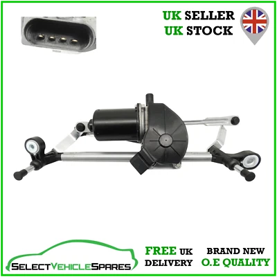 NEW VAUXHALL CORSA D / CORSA E FRONT WINDSCREEN WIPER MOTOR & LINKAGE 2006-2019 - Image 1 of 4