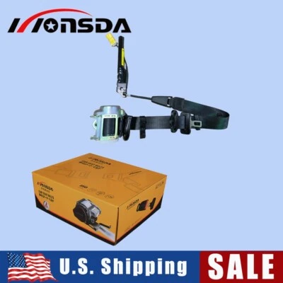 Pretensor de hebilla de cinturón de seguridad de pasajero delantero negro para Jeep Renegade 2015-2018 Foto 1 de 4