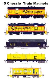 5 imanes Andy Fletcher sistema tren de acero Chessie - Imagen 1 de 1