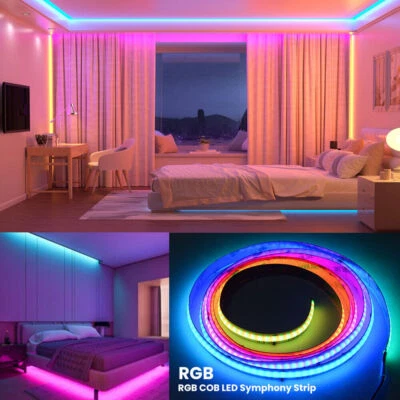 WS2814 RGBW COB LED Streifen Licht 784LEDs/m adressierbar RGB IC Traumfarbe 24V - Bild 1 von 4