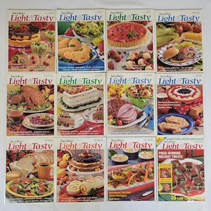 Vtg Lot 12 Taste of Home's Light & Tasty Recipes Magazines 1999 2001 Bundle Set - Picture 1 of 12