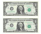 New Listing1963 $1 Richmond Frns. 2 Consecutive, Crisp & Uncirculated Banknotes. Mules