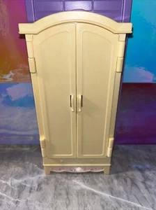 Muñeca Barbie Amarillo Crema Armario Armario Armario Muebles Casa 1996 Mattel - Imagen 1 de 6