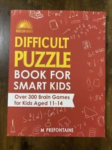 Difficult Puzzle Book for Smart Kids - Picture 1 of 2