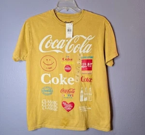 Coca Cola Brand T-shirt - Coke in Various Languages/Logos, Size 1X Fits Smaller - Picture 1 of 1