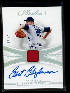 2020 Flawless Bert Blyleven Penmanship Materials Patch Auto /25 #PM-BB - Bild 1 von 2