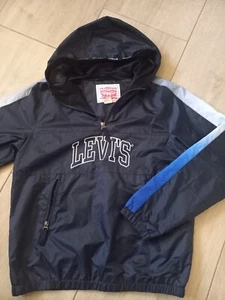 Levi’s Jungen Jacke Parka Regenjacke Windjacke 158 164 Schwarz weiß grau blau - Bild 1 von 3