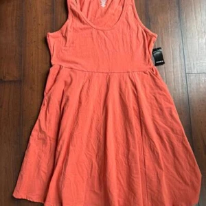 Vestido para mujer Torrid naranja y rosa - Imagen 1 de 4