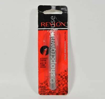 Pinza inclinada punta ultrafina REVLON ACERO INOXIDABLE para modelado preciso 68516 Foto 1 de 4