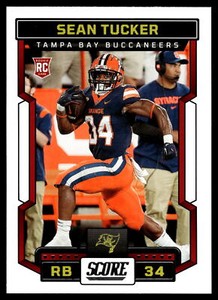 2023 Panini Score #318 Sean Tucker   Rookie Tampa Bay Buccaneers
