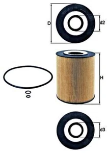 Filtro olio Mahle per MAN VOLVO NEOPLAN MAZ-MAN MERCEDES DAF IVECO F G 82055040098 - Foto 1 di 2