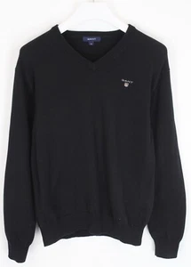 Gant Pull Homme M Tricot Serré À Manches Longues Col En V Logo - Bild 1 von 8