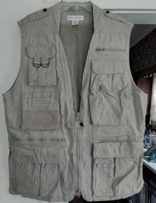 Chaleco de Carga Banana Republic De Colección Safari Viaje Caza Caminata Peces Foto Para Hombres Grande Foto 1 de 4