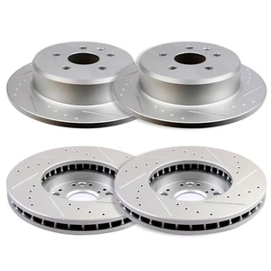 Front & Rear Brake Rotors Discs For Lexus GS300 SC430 GS430 IS300 Drilled Slot - Bild 1 von 9