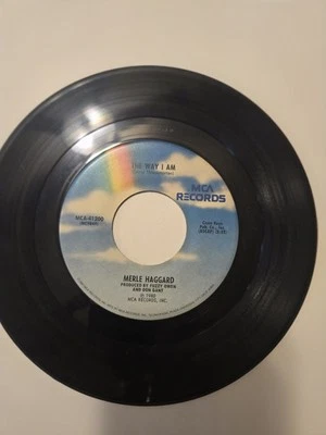 Merle Haggard – The Way I Am / Wake Up – MCA Records – MCA-41200 - Image 1 of 2