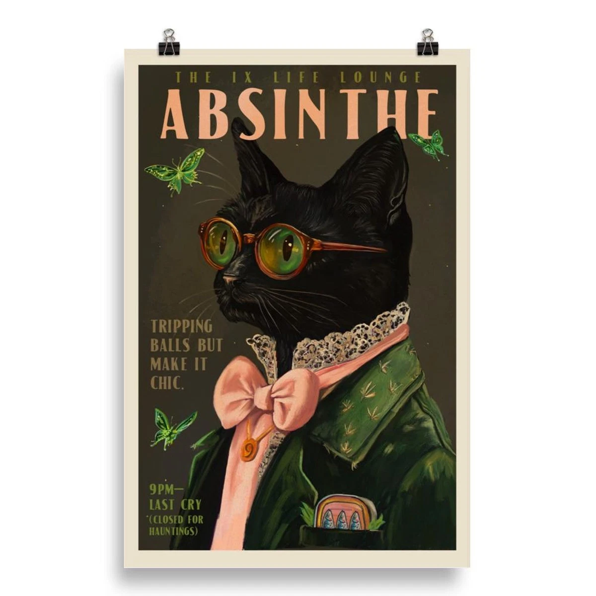 vintage cat poster products for sale | eBay