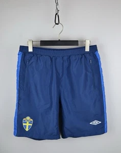 Schweden Fußballnationalmannschaft Home SVFF Fußballshorts Umbro Herren Größe M - Bild 1 von 9
