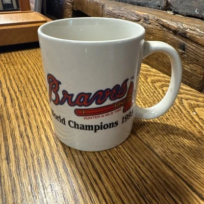 Atlanta Braves Coffee Mug NL Champs 1995 World Series Ceramic  Roster - Image 1 of 4
