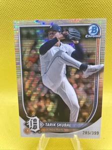 Tarik Skubal 2025 Bowman Chrome Pulsar Refractors #95 Detroit Tigers /399 - Bild 1 von 2