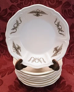 Wedgwood Philadelphia Earthenware 5-1/4" Fruit/Dessert Bowls-Set of 8-Very Nice! - Picture 1 of 3