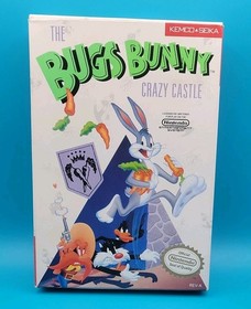 The Bugs Bunny Crazy Castle NES ( 1989) CIB Compete w/ Box, Manual, Cart.