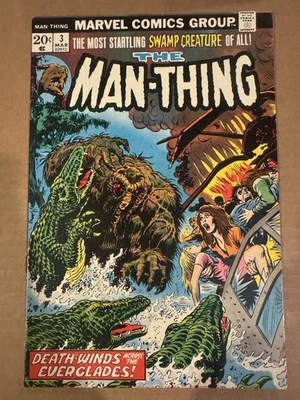 Man-Thing #3 (Marvel Comics marzo 1974) Foto 1 de 4